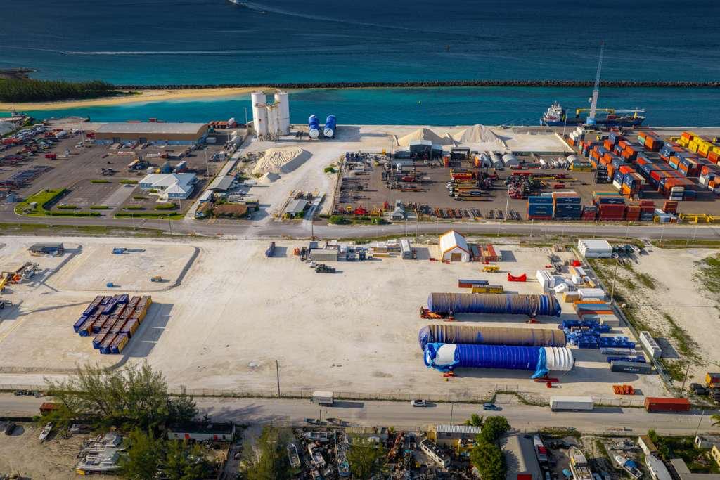Arawak site – 3 tank in yard two at dock