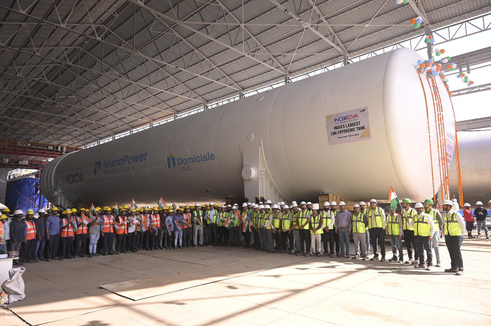 Flagoff Celebration at Factory In India
