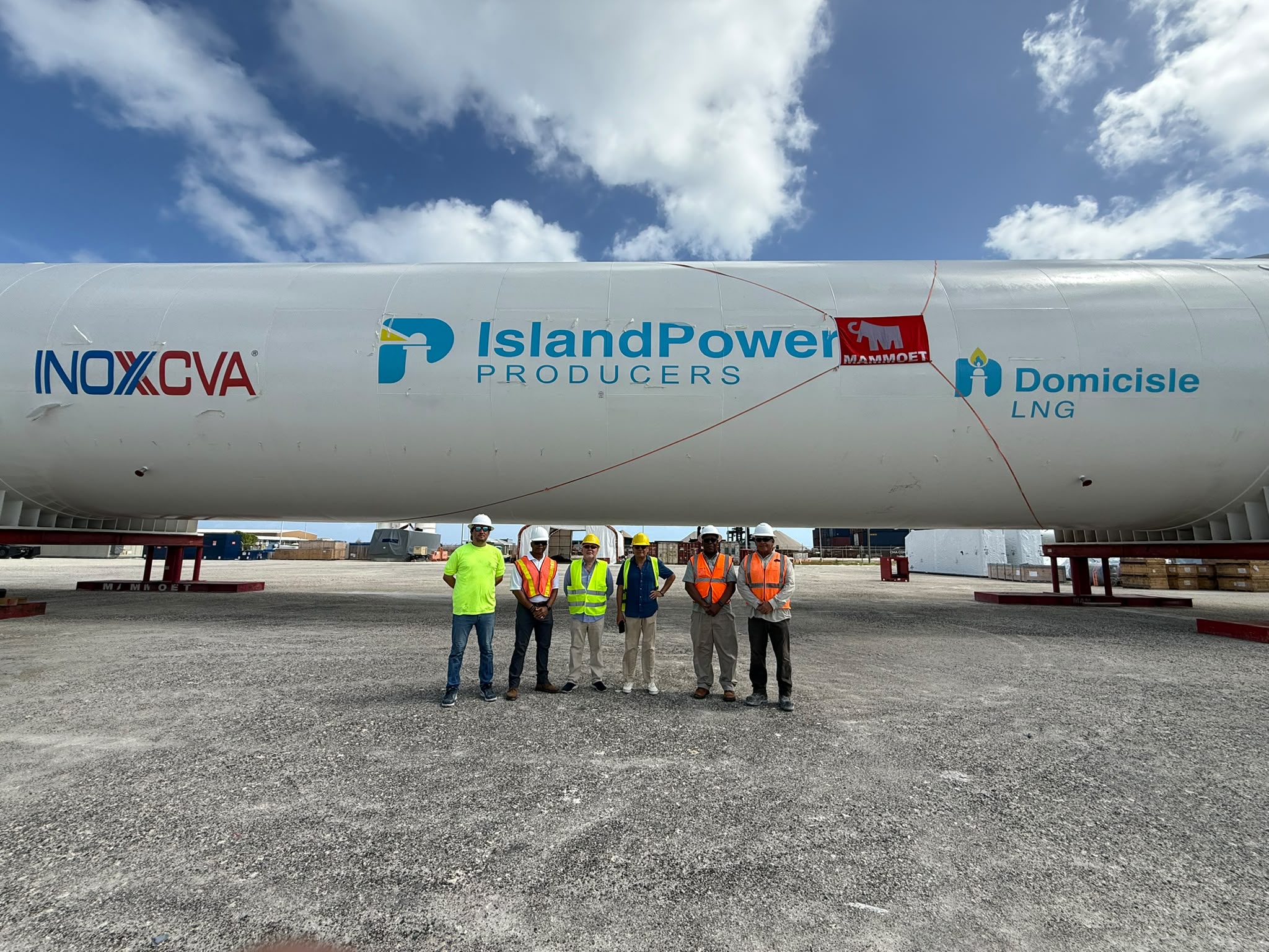 LNG Tank At Arawak Cay