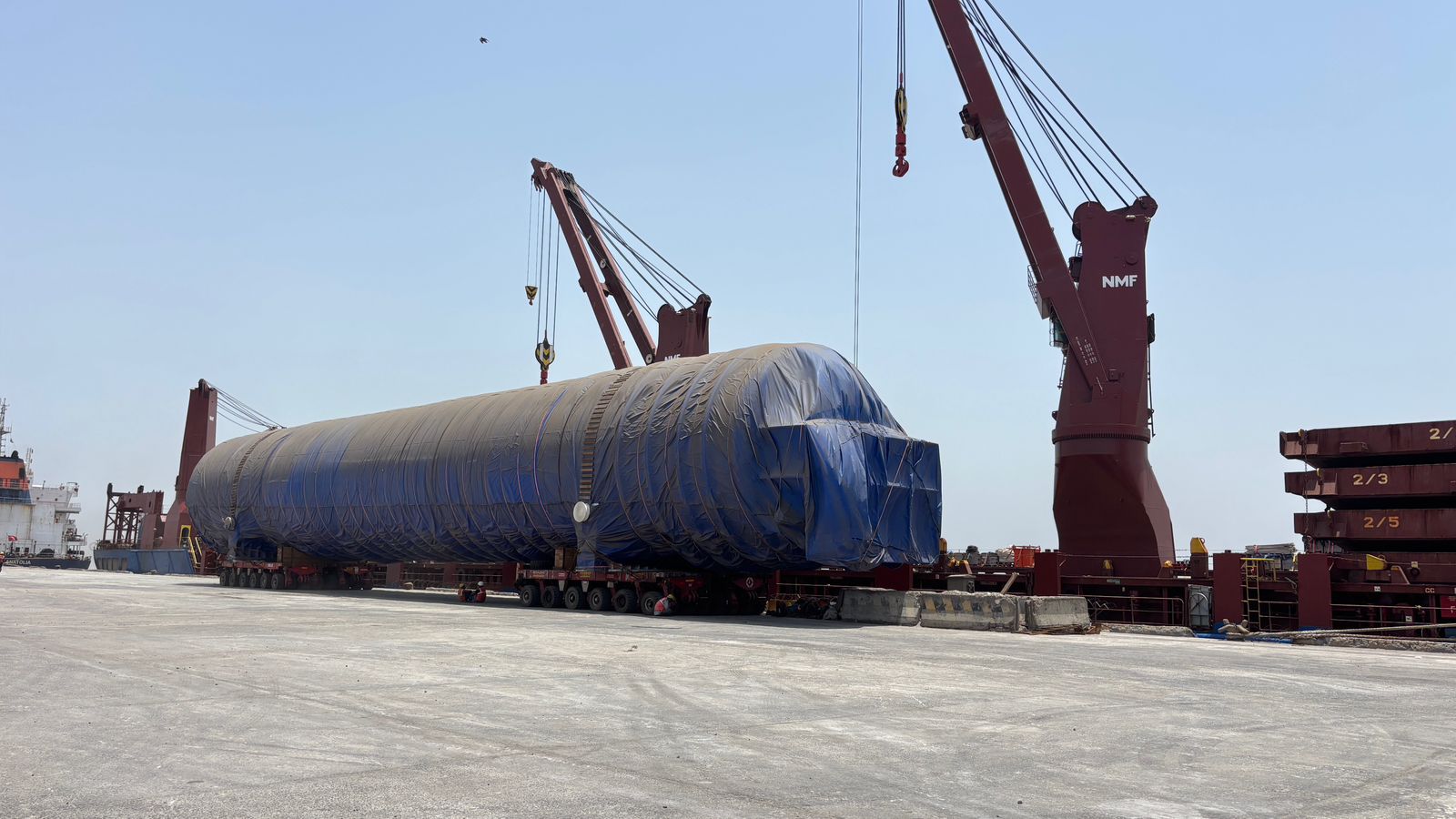 LNG Tank At Port In India