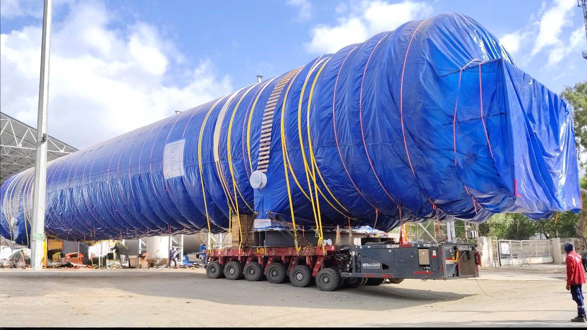 Tank tranporting to India Port